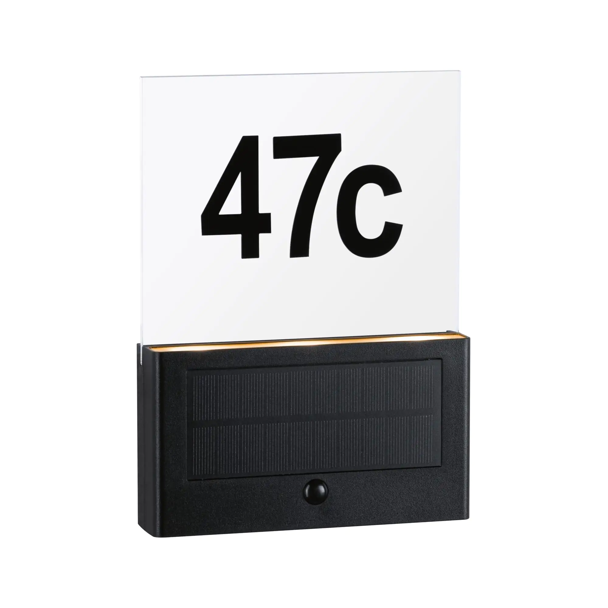 Paulmann Solar LED Hausnummernleuchte Neda insect-friendly 22,6 x 16,3 cm