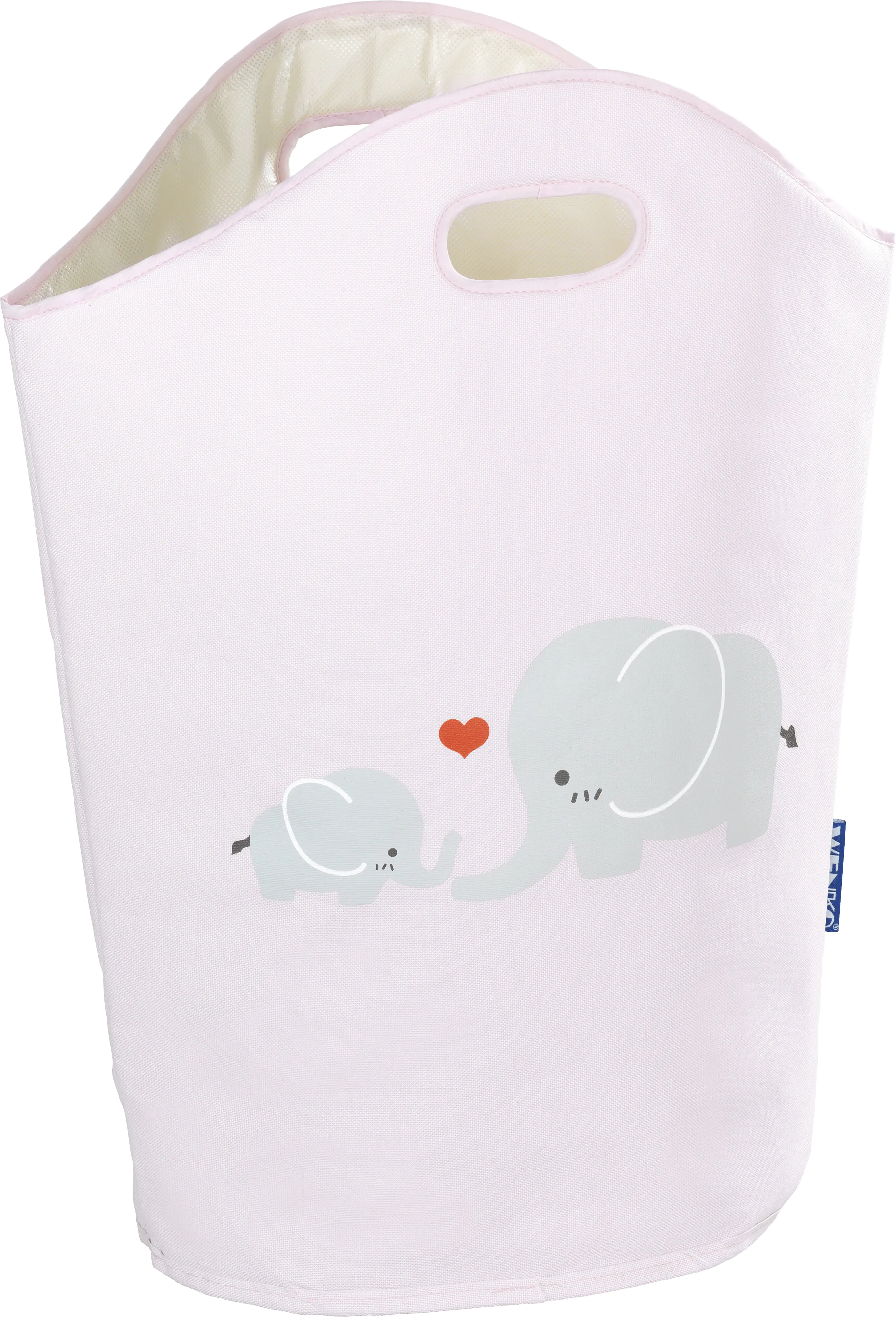 Wenko Wäschesammler Kids Elli 24 l, rosa