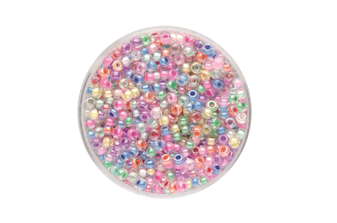 Rocailles mix Farbeinzug 2,6 mm 17 g