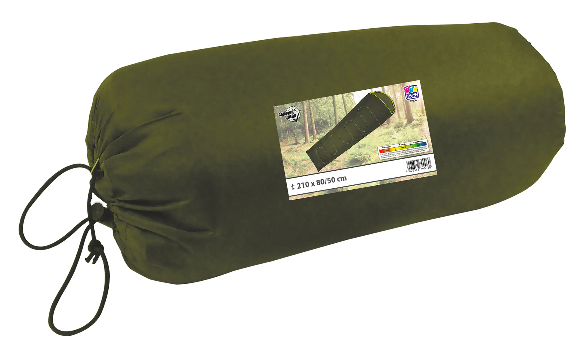 Happy People Mumienschlafsack ca. 210 x 80 x 50 cm