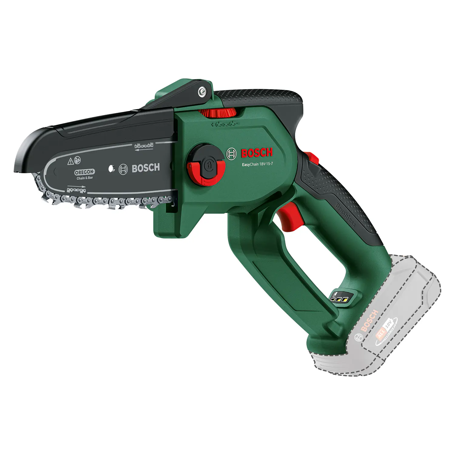 Bosch Akku-Kettensäge EasyChain 18V Solo