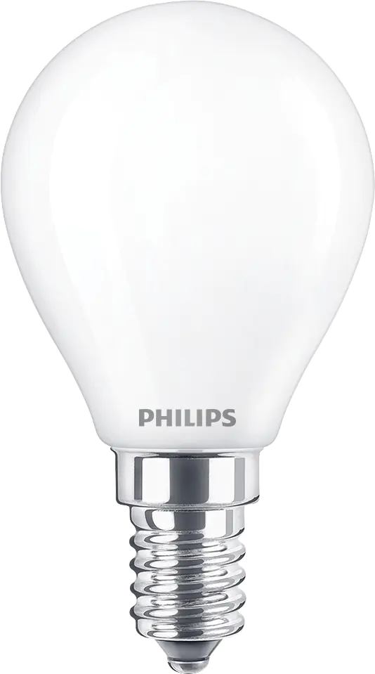 Philips LED-Leuchtmittel Filament Tropfenform P45 E14 4W warmweiß matt