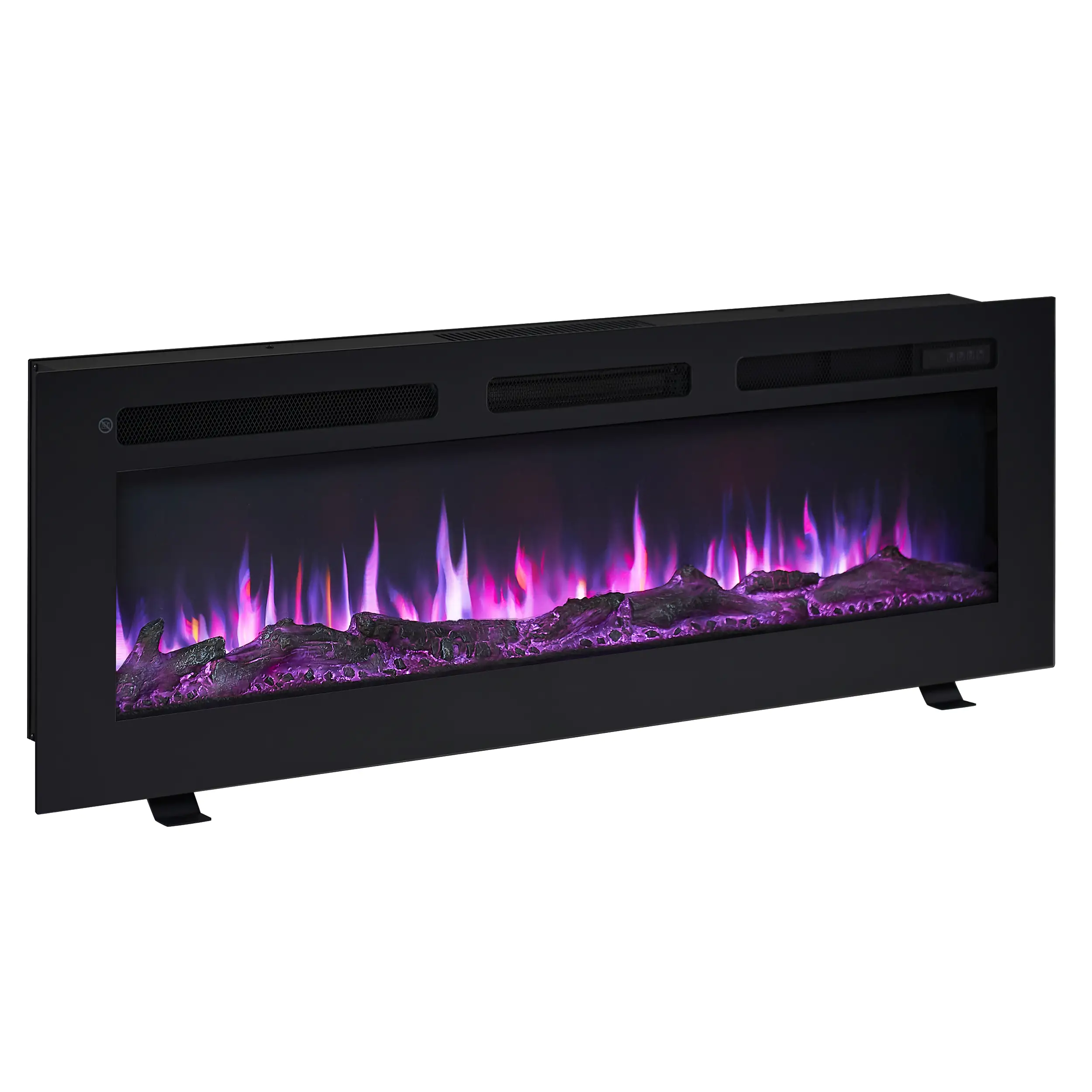 BALDERIA Elektrokamin schwarz Leif 50 1000/1800 Watt 43 x 127 cm
