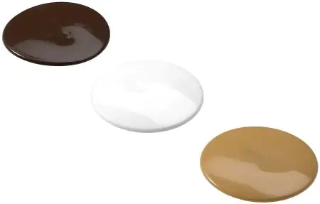 Hettich Abdeckkappe für Rastex 25 Ø 30 mm, weiß/braun/beige, 24 Stück