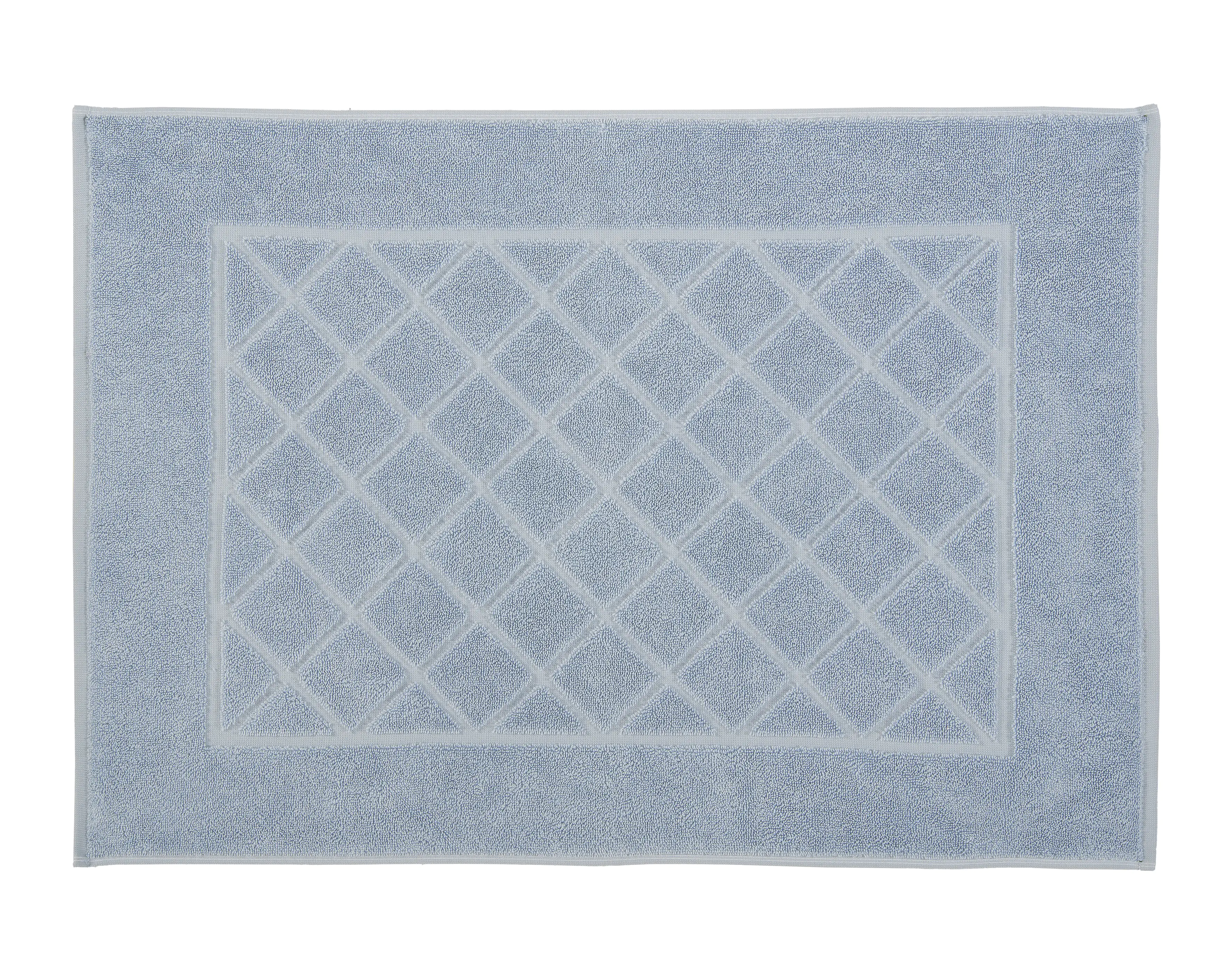 Kleine Wolke Frottiervorleger Bridge azur 50 x 70 cm
