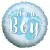 Folienballon Gender Reveal its a Boy blau-weiß 19 x 13,5 cm