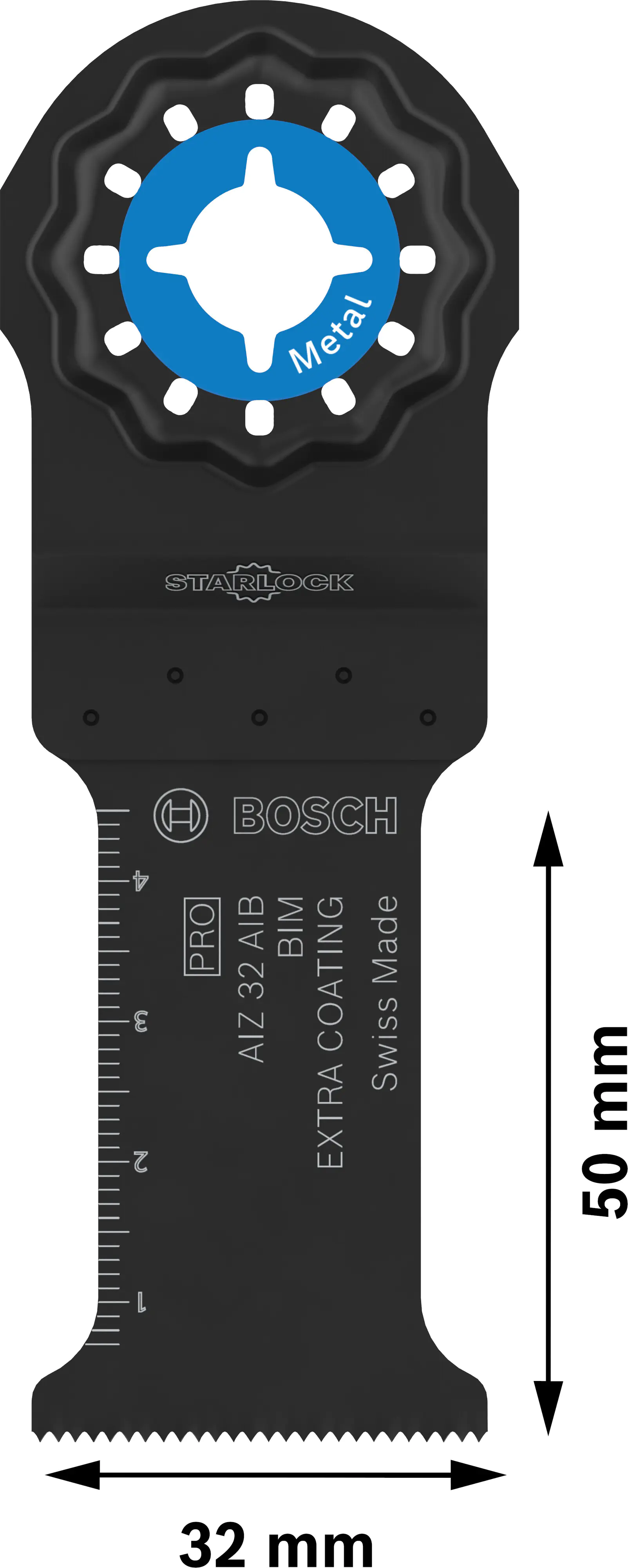 Bosch PRO AIZ 32 AIB Tauchsägeblatt für Multifunktionswerkzeuge 32 x 50 mm
