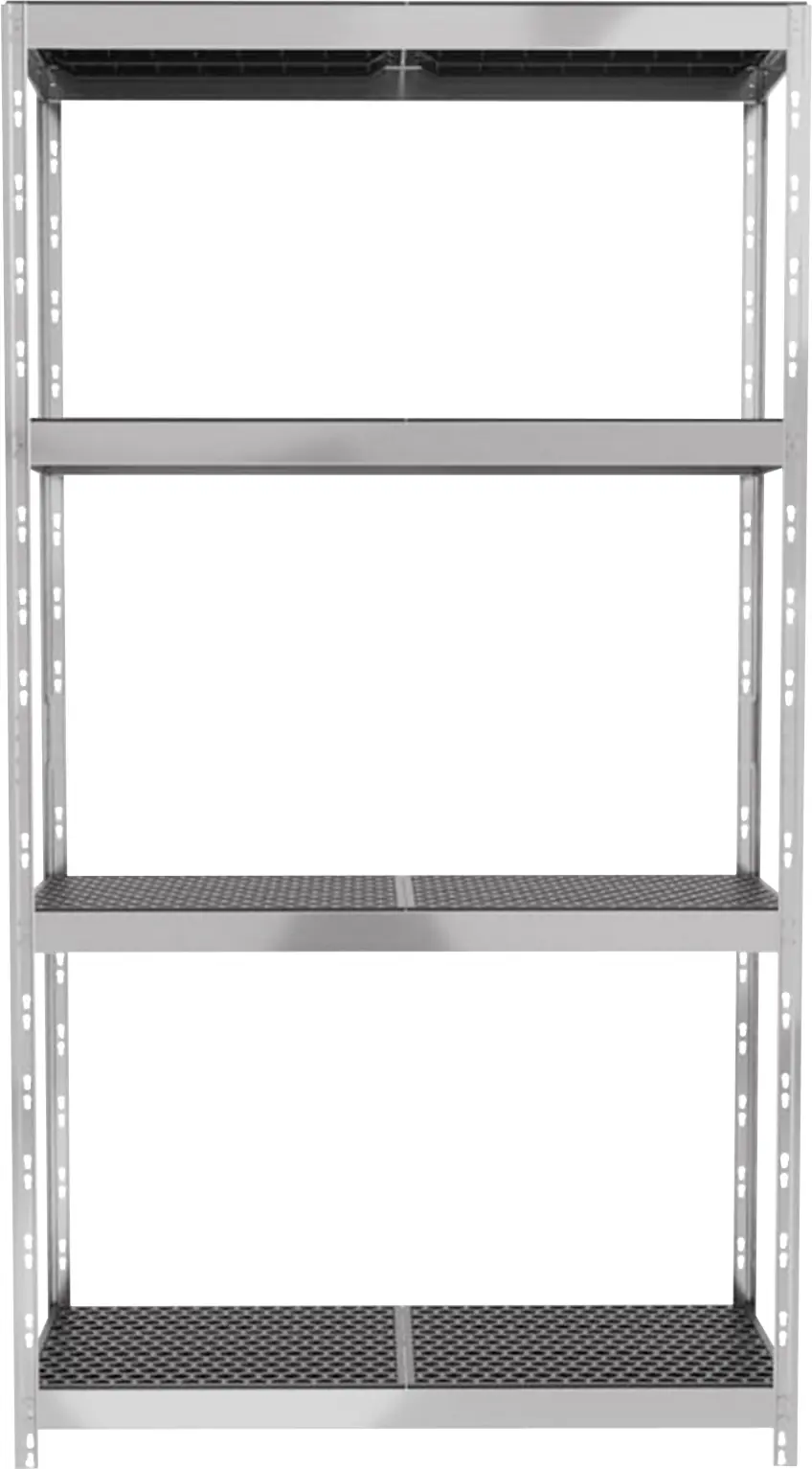 Ar Shelving Regal Rivet Allroad Kunststoff 180 x 100 cm 4 Böden 400 kg