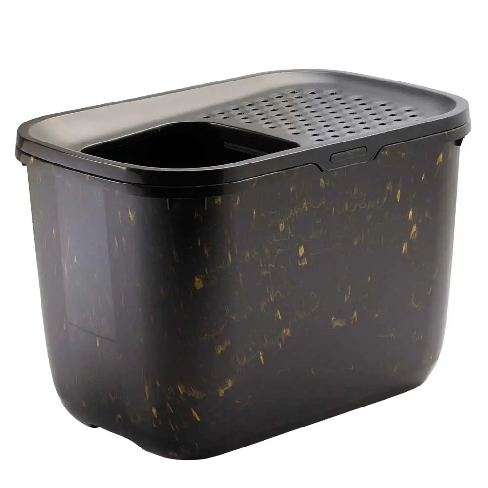 Nobby Katzentoilette Hop In schwarz/gold
