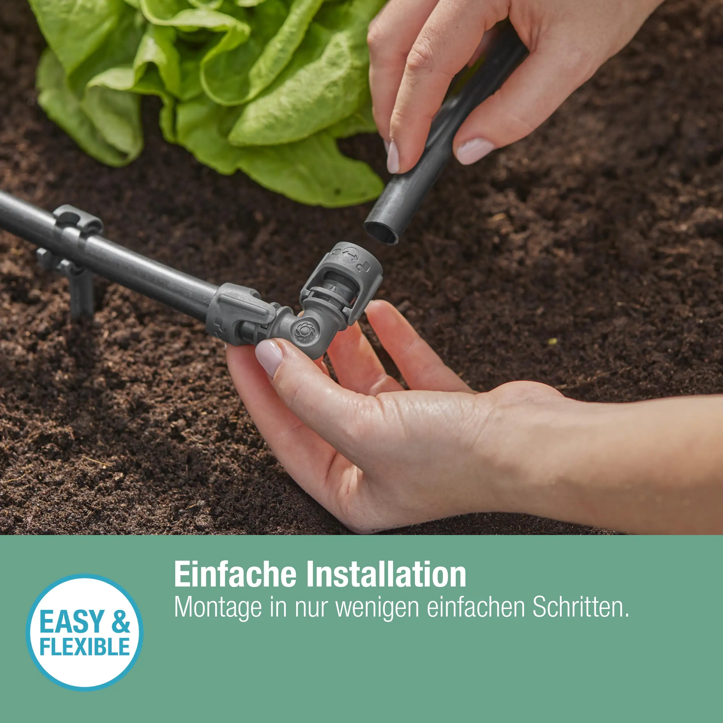 Gardena Tropfbewässerung Set Hochbeet bis zu 35 Pflanzen