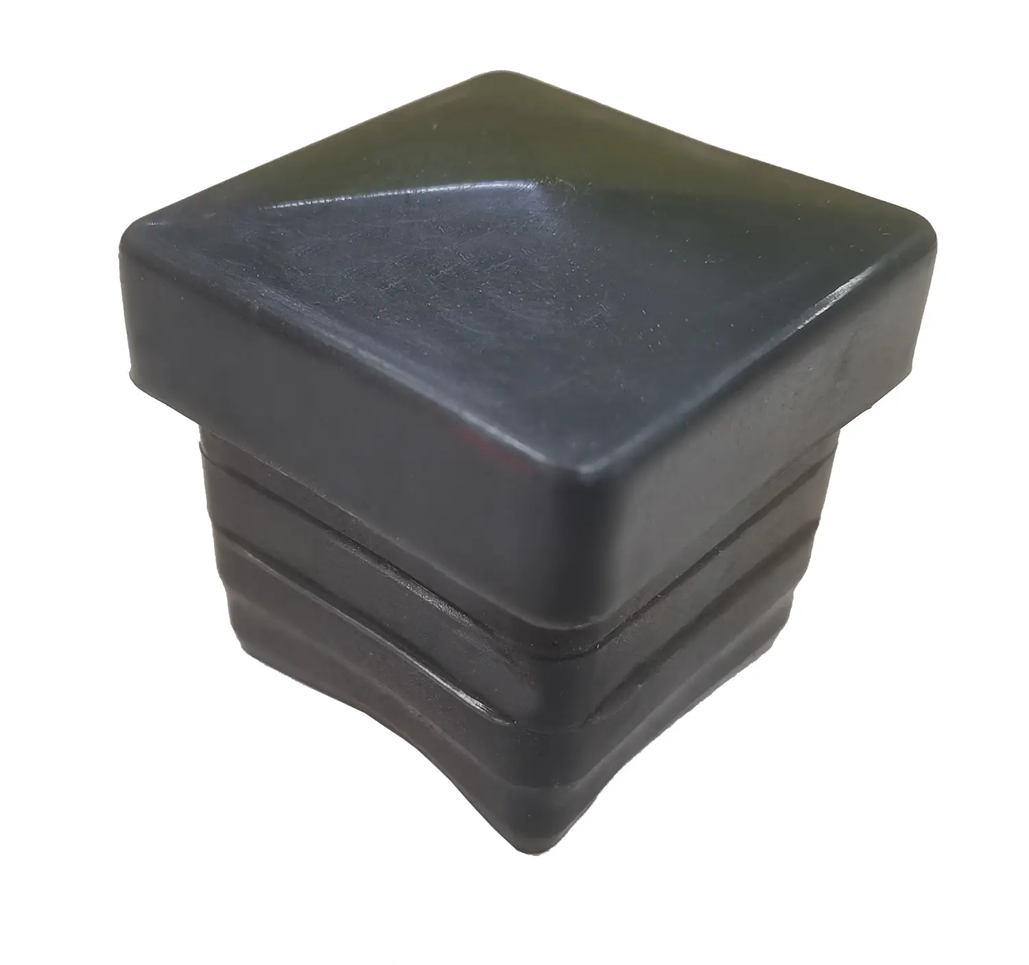 Floraworld Ersatz-Pfostenkappe 4 x 4 cm Kunststoff anthrazit