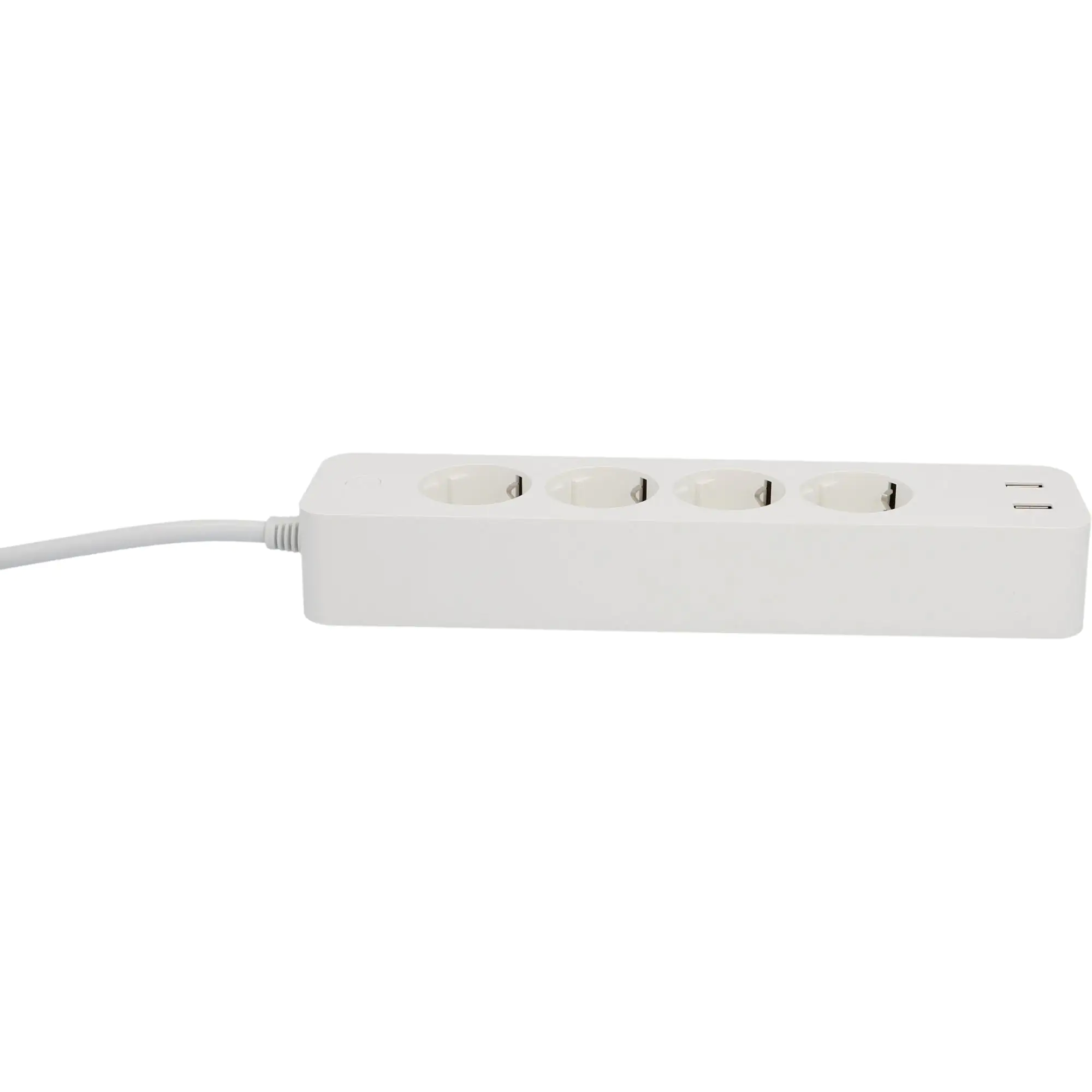Unitec Steckdosenleiste 4-fach 1,8 m Wifi weiß, steuerbar mit Google
