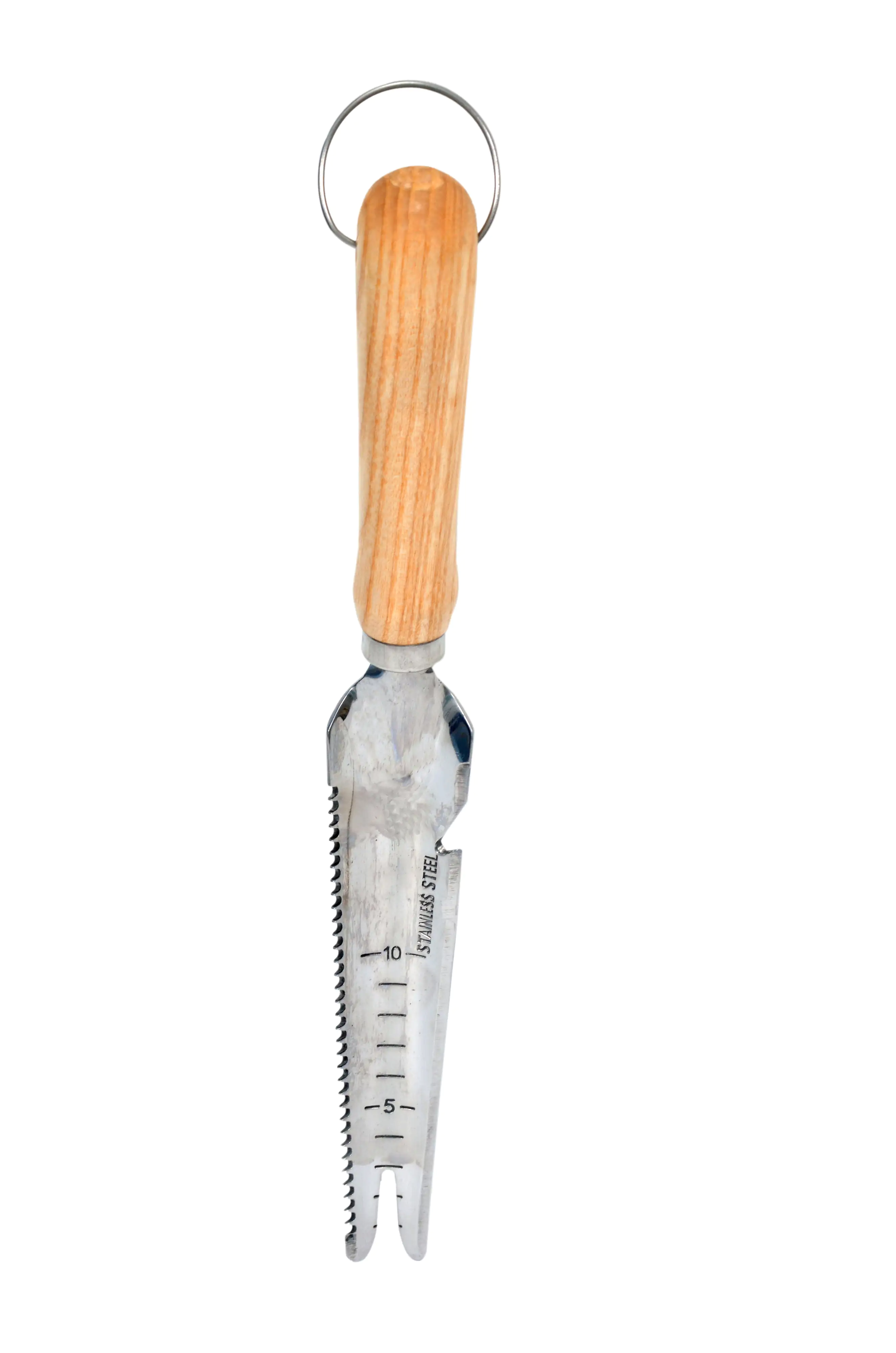 Primaster Unkrautstecher Edelstahl 33 cm mit Holzgriff