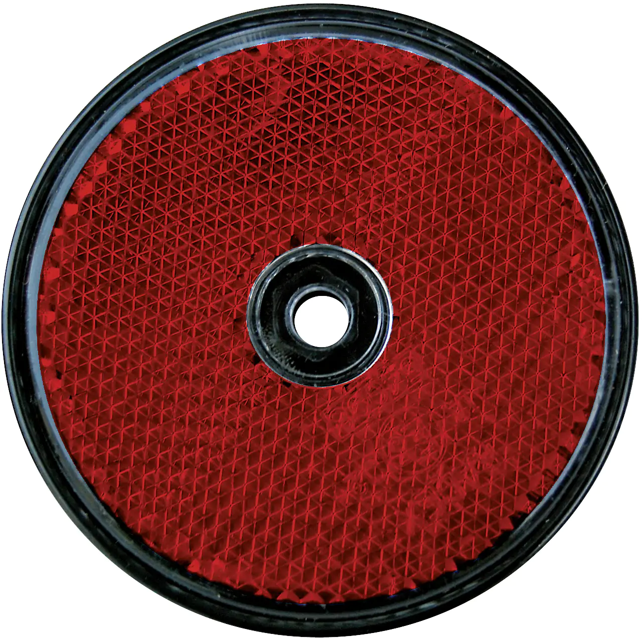 LAS Reflektor rund rot 2 Stück