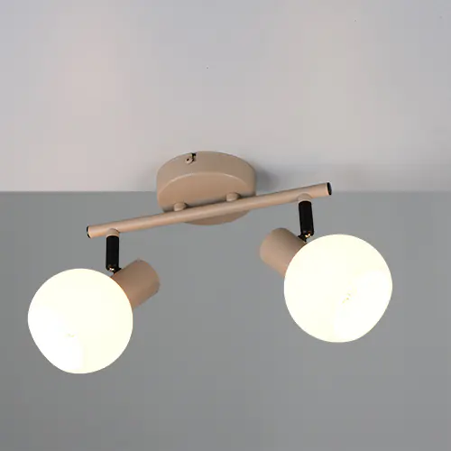 Reality Deckenstrahler Boba 2-flammig warm beige E14