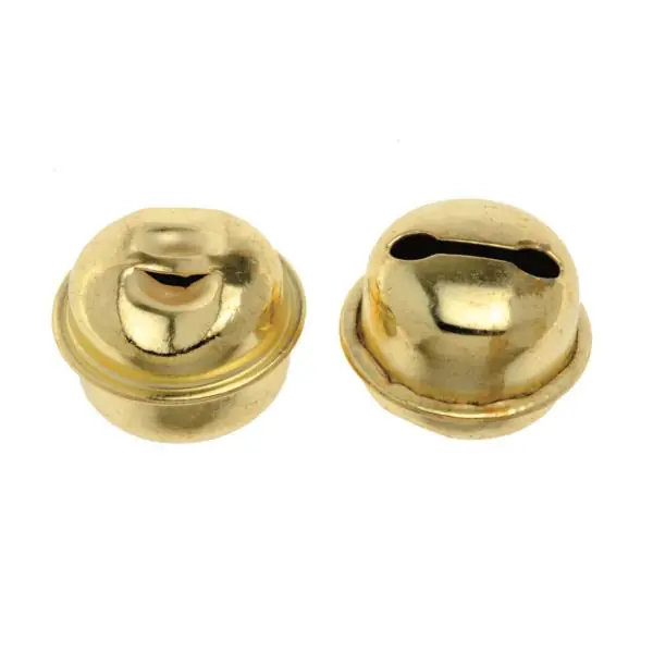 Glorex Rollenglöckchen 22 mm goldfarben, 6 Stück