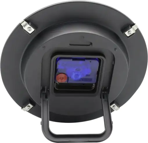 Nextime Tisch- Wanduhr Big Stripe Mini Dome Ø 20 cm schwarz