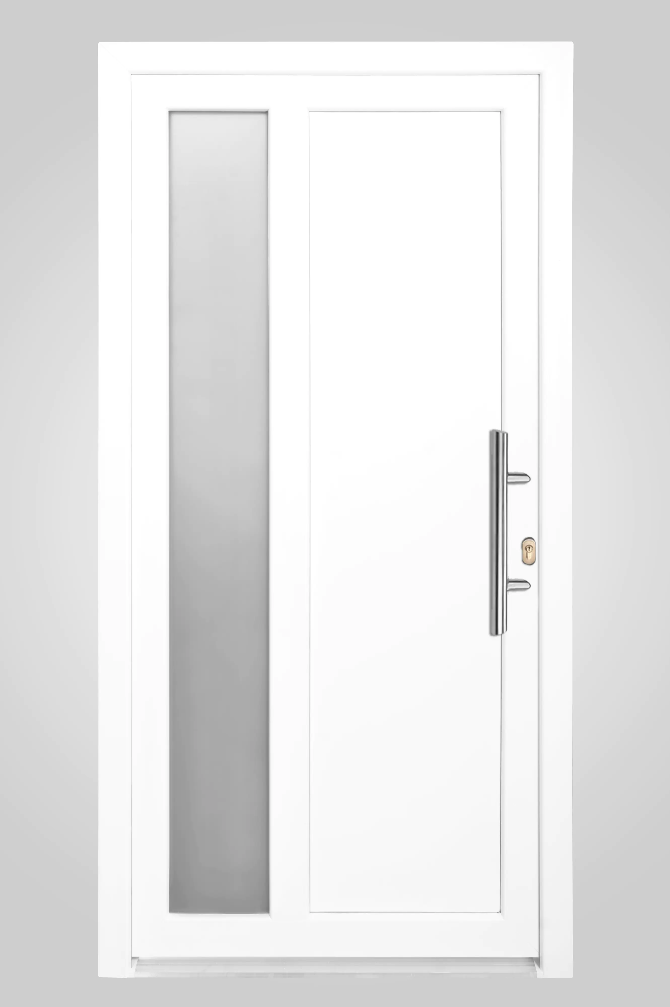 Panto Haustür Modell K 011 DIN rechts weiß 110 x 210 cm