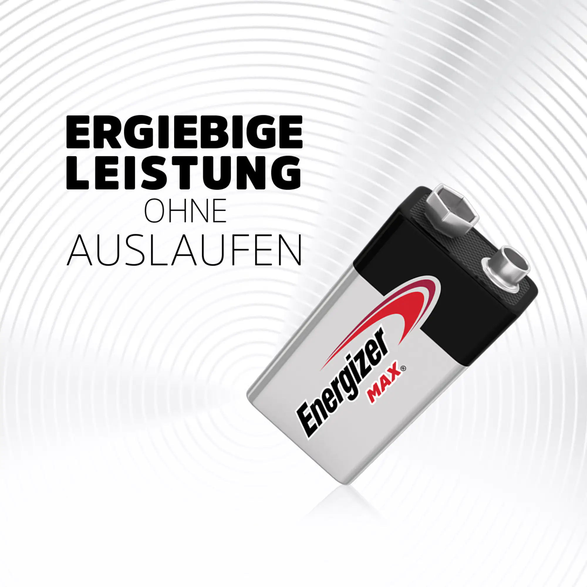 Energizer Max Alkaline E-Block Batterie 9 V, 3er Pack