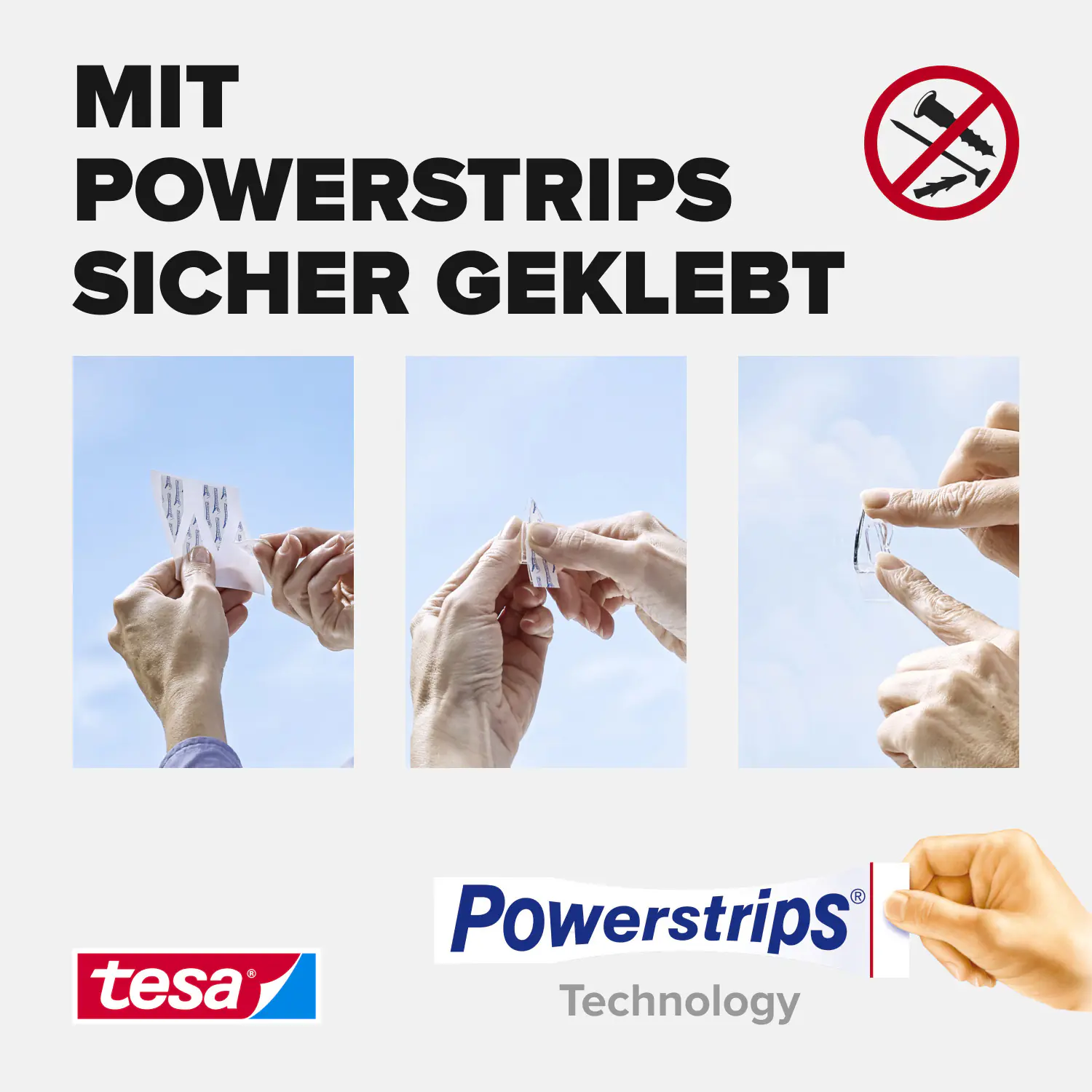 tesa Klebehaken Traglast 200 g, 5 Stück