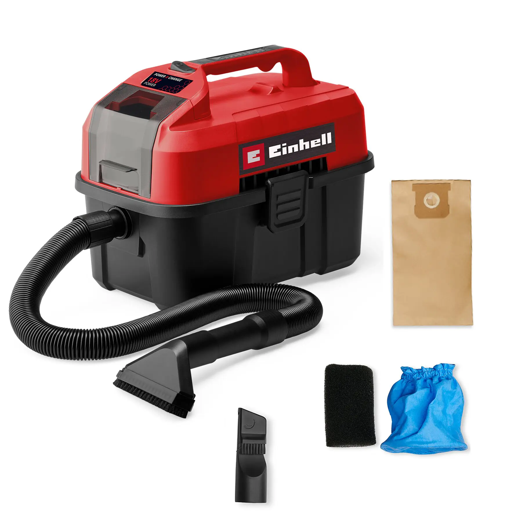 Einhell Akku-Nass-Trockensauger TE-VC 18/10 Li Solo 18 V