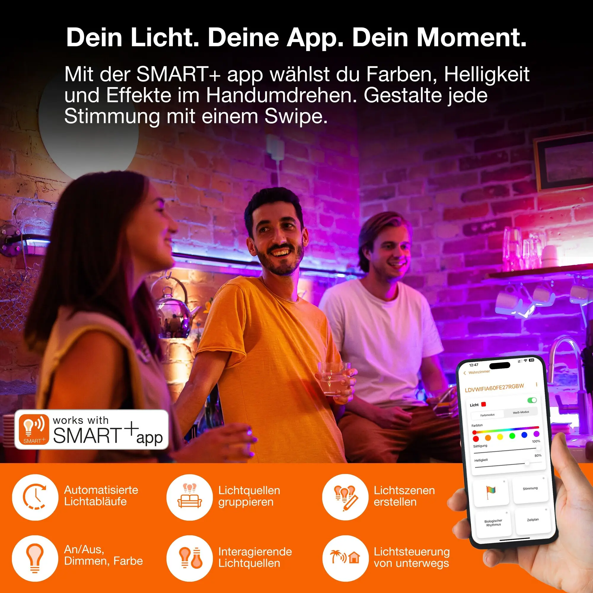 Ledvance LED Streifen Wifi Flex 5m 24W Magic RGB