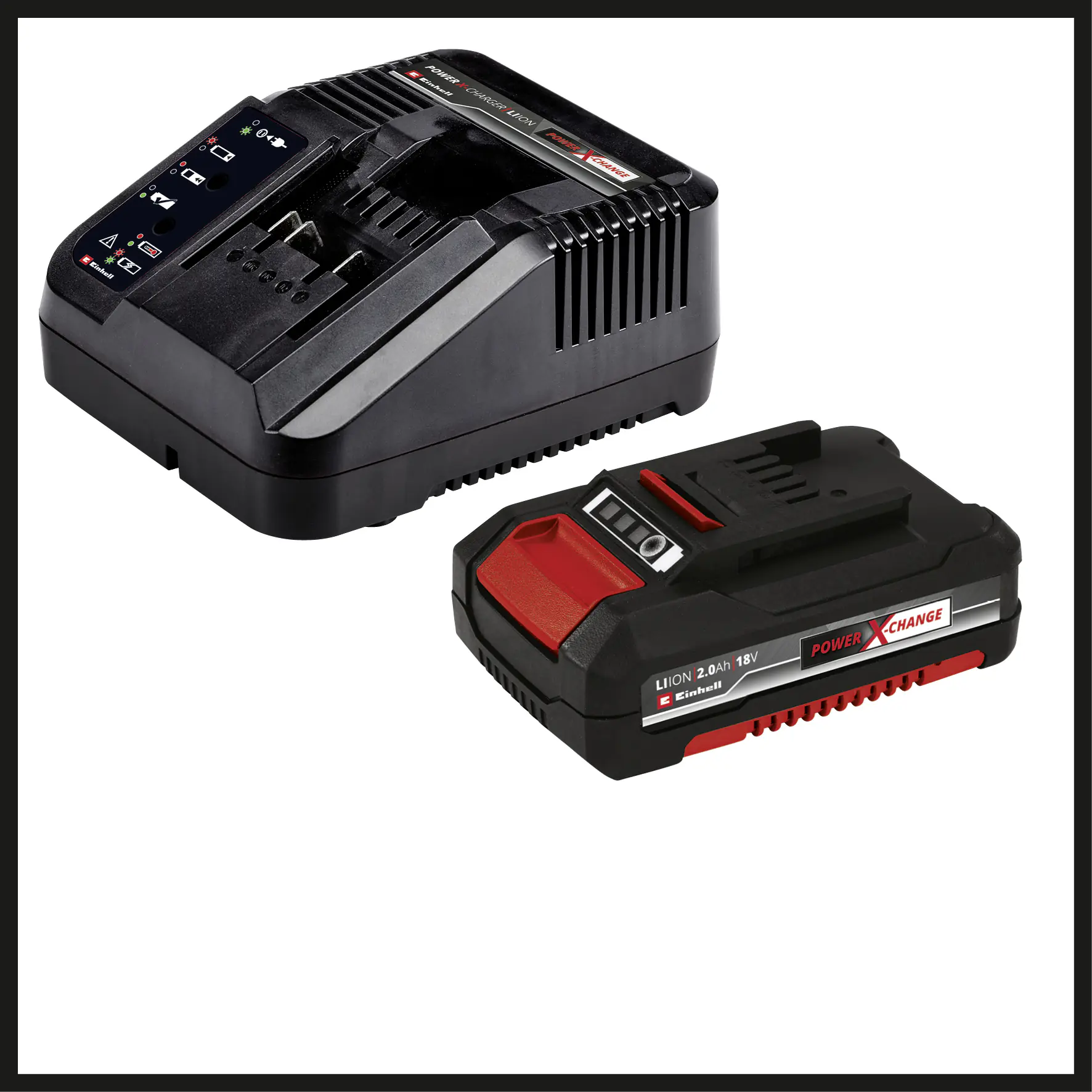 Einhell Akku Laubbläser GC-CL 18 Li E Kit inkl. Akku und Ladegeräte