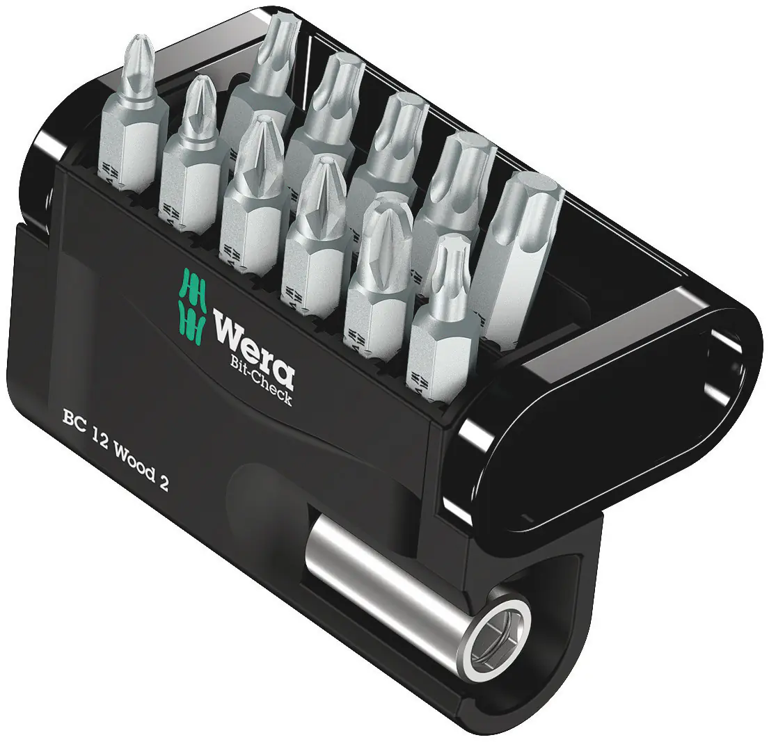 Wera Bit-Set Bit-Check BC 12 Wood 2 12-teilig