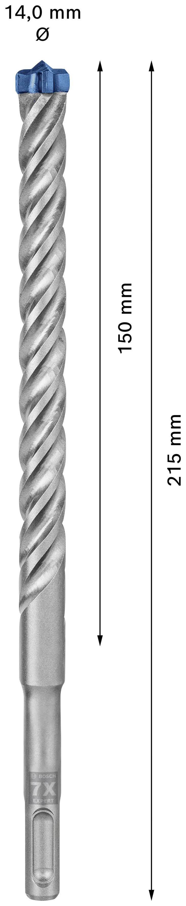 Bosch Expert SDS plus-7X Hammerbohrer Ø 14 mm