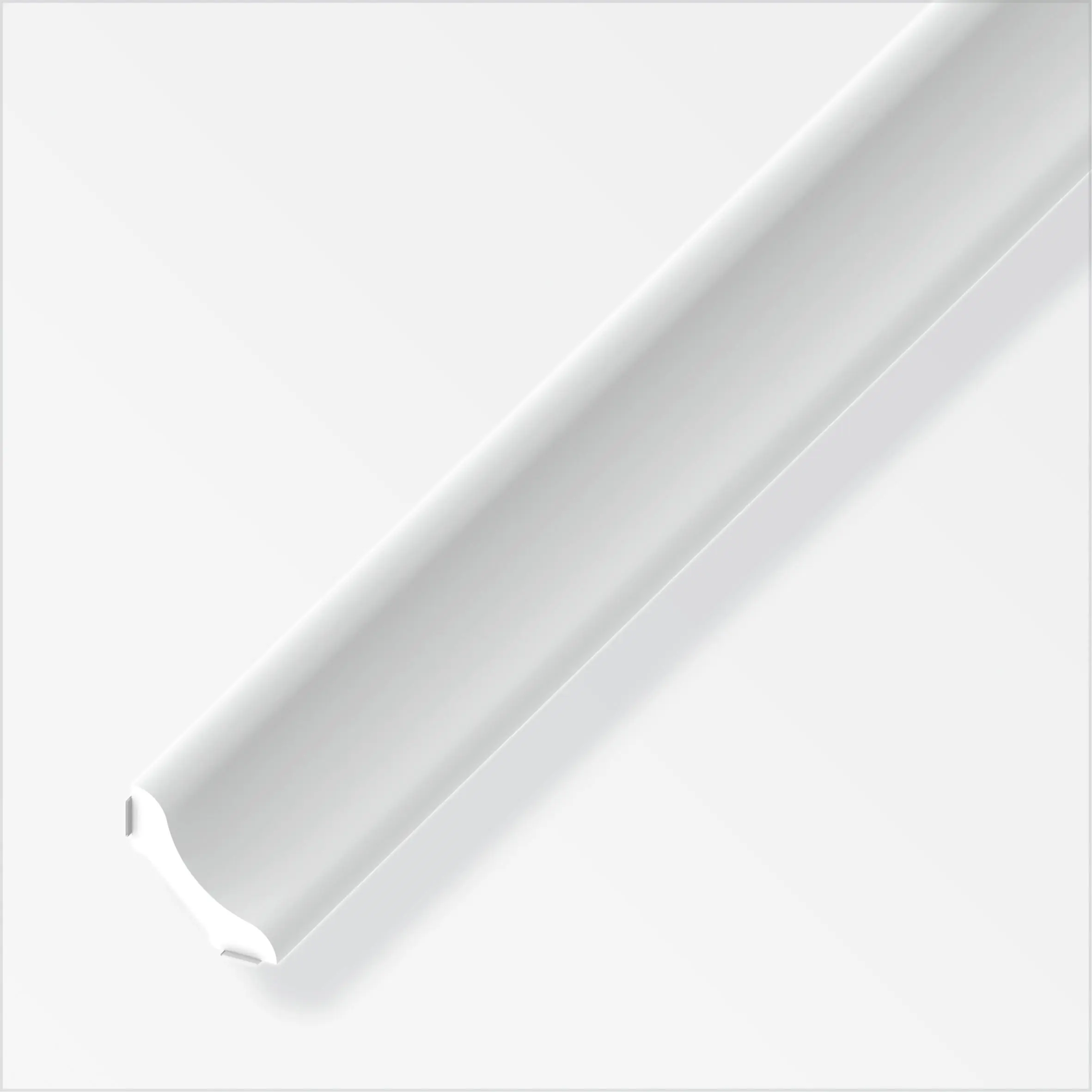 alfer Eckleiste 2.5 m, 20 mm PVC (Kunststoff) glatt weiss