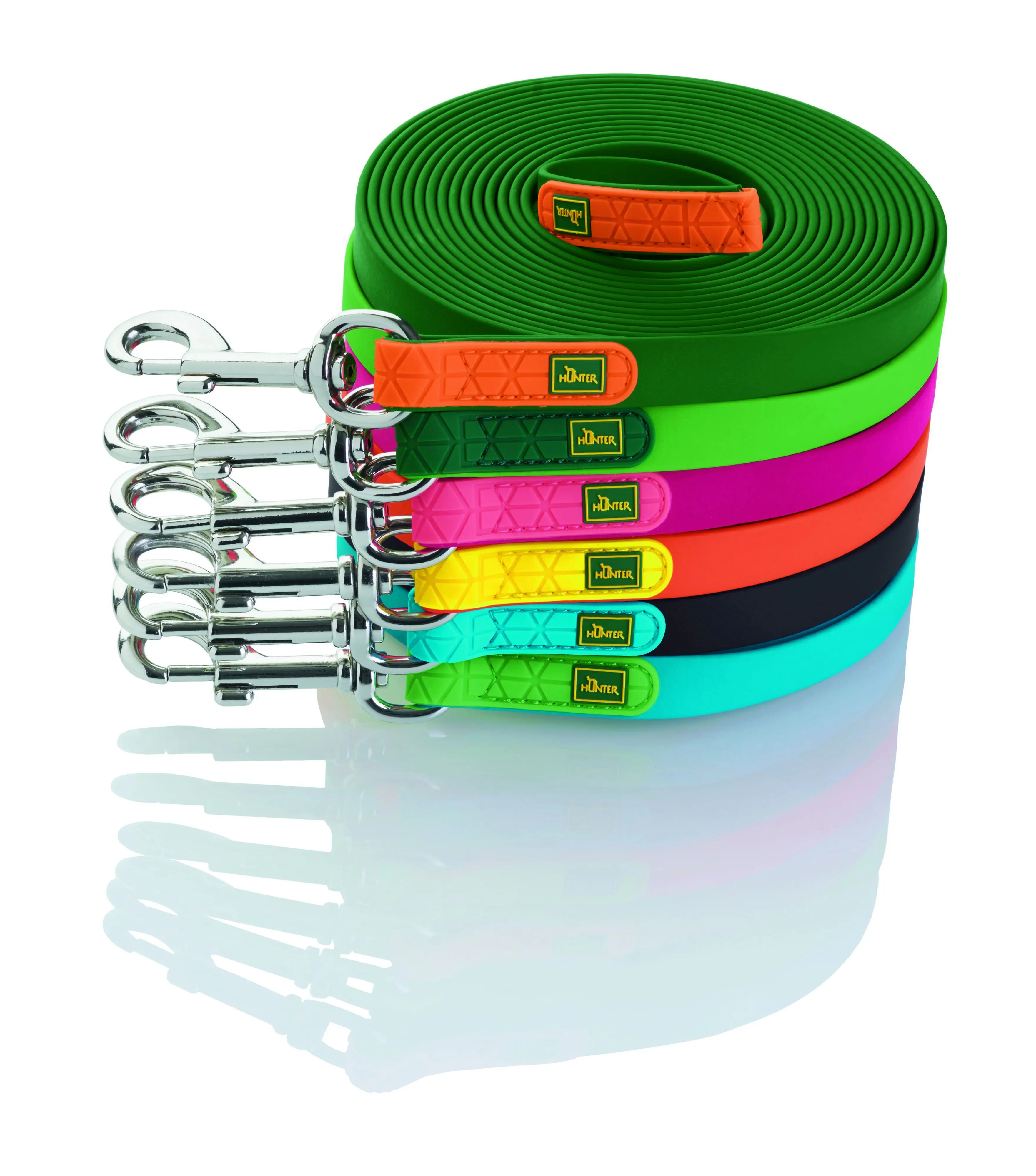 Hunter Schleppleine Hund Convenience 5 m x 1,5 cm apfelgrün