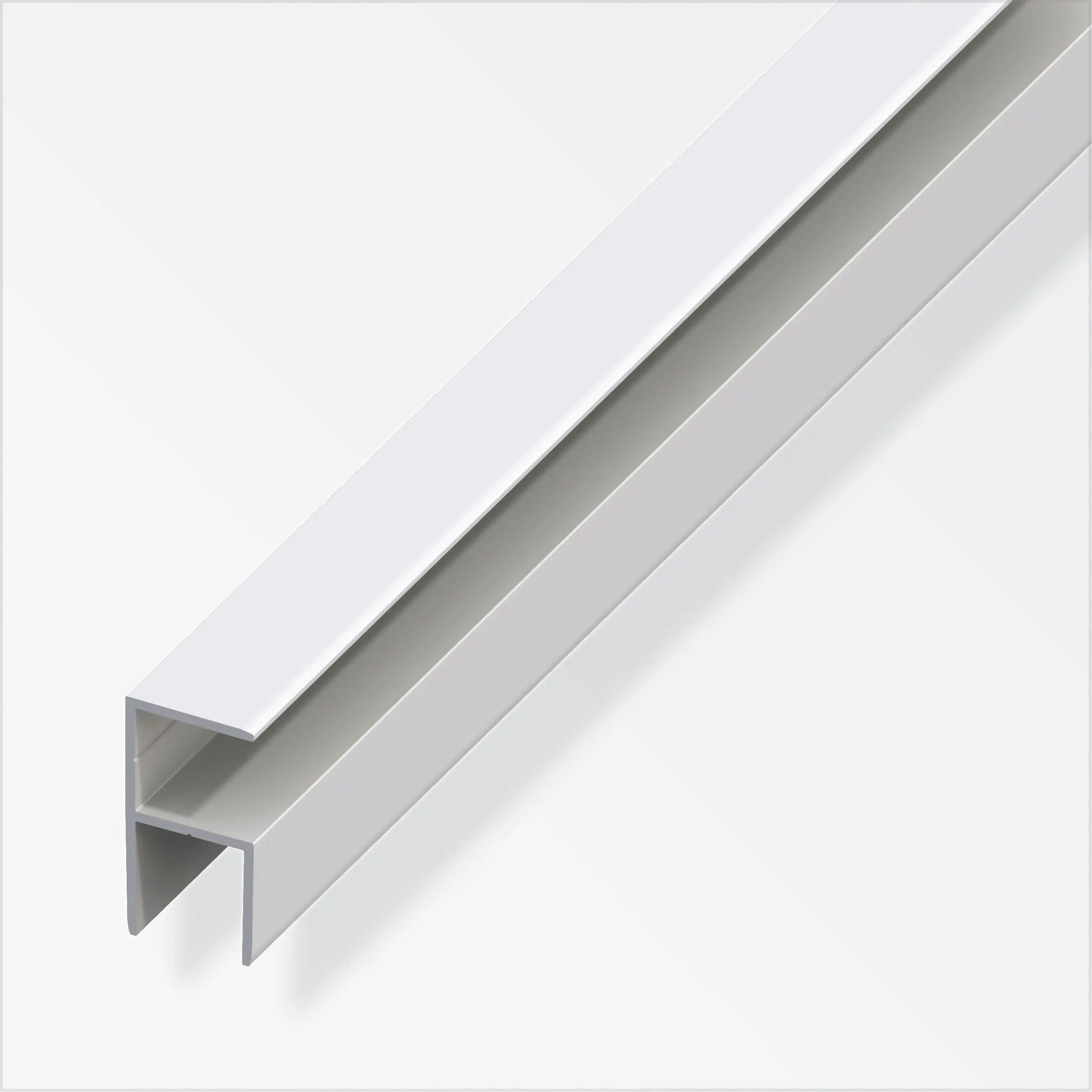 alfer clampline-Eck-Profil 2 m, 15.9 x 18 x 1.5 mm Alu eloxiert silber