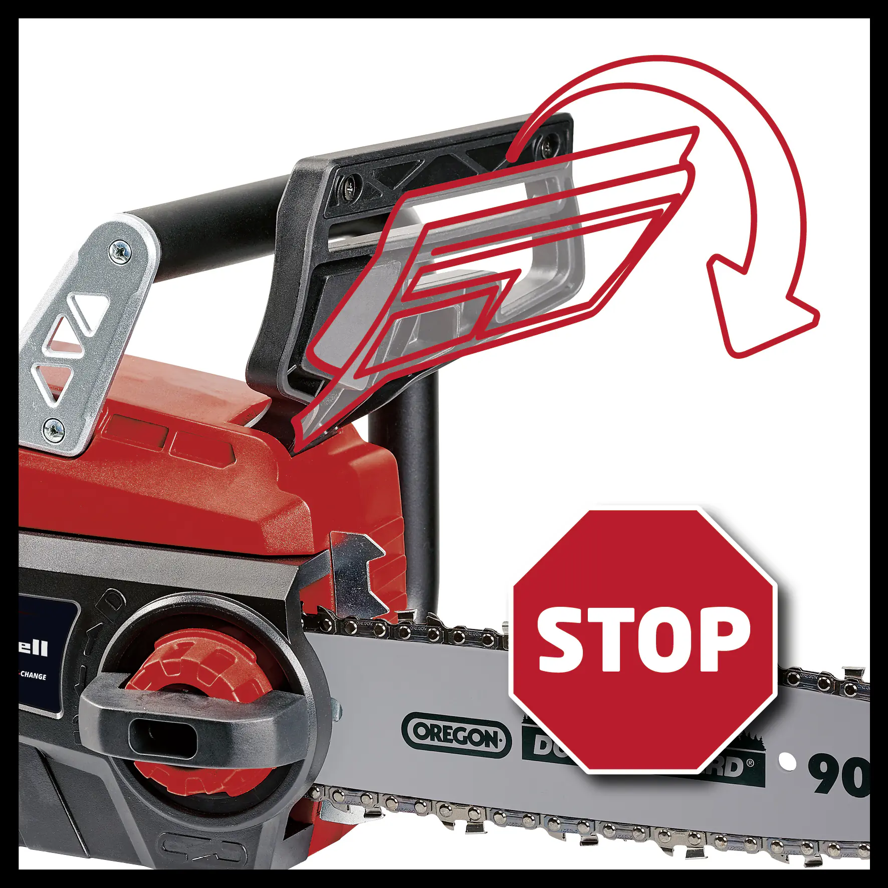 Einhell Akku Kettensäge GE-LC 18/25 Li 3 Ah Set 25 cm Schwertlänge