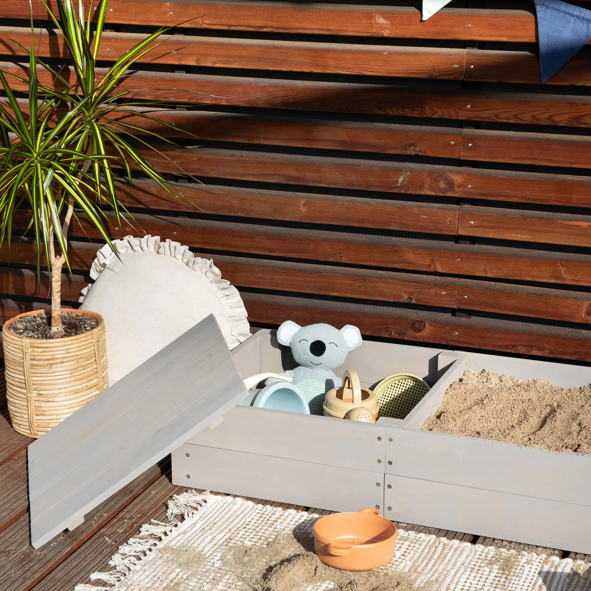 Muddy Buddy Sandkasten Space Saver 150 x 45 x 20 cm