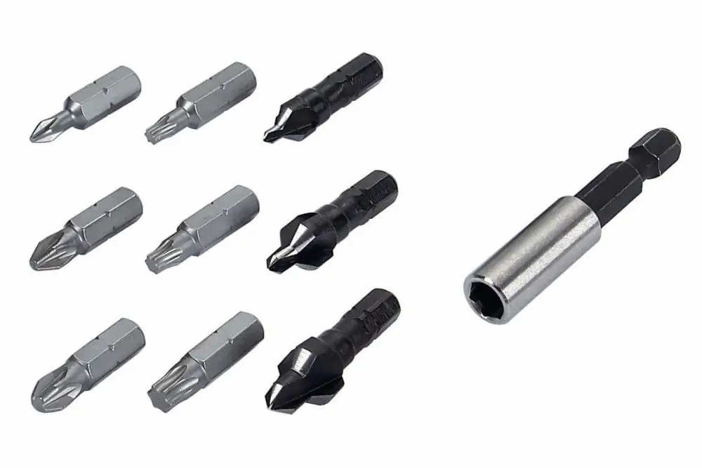 Wolfcraft Verschraubbungs-Set 10-teilig sechskant