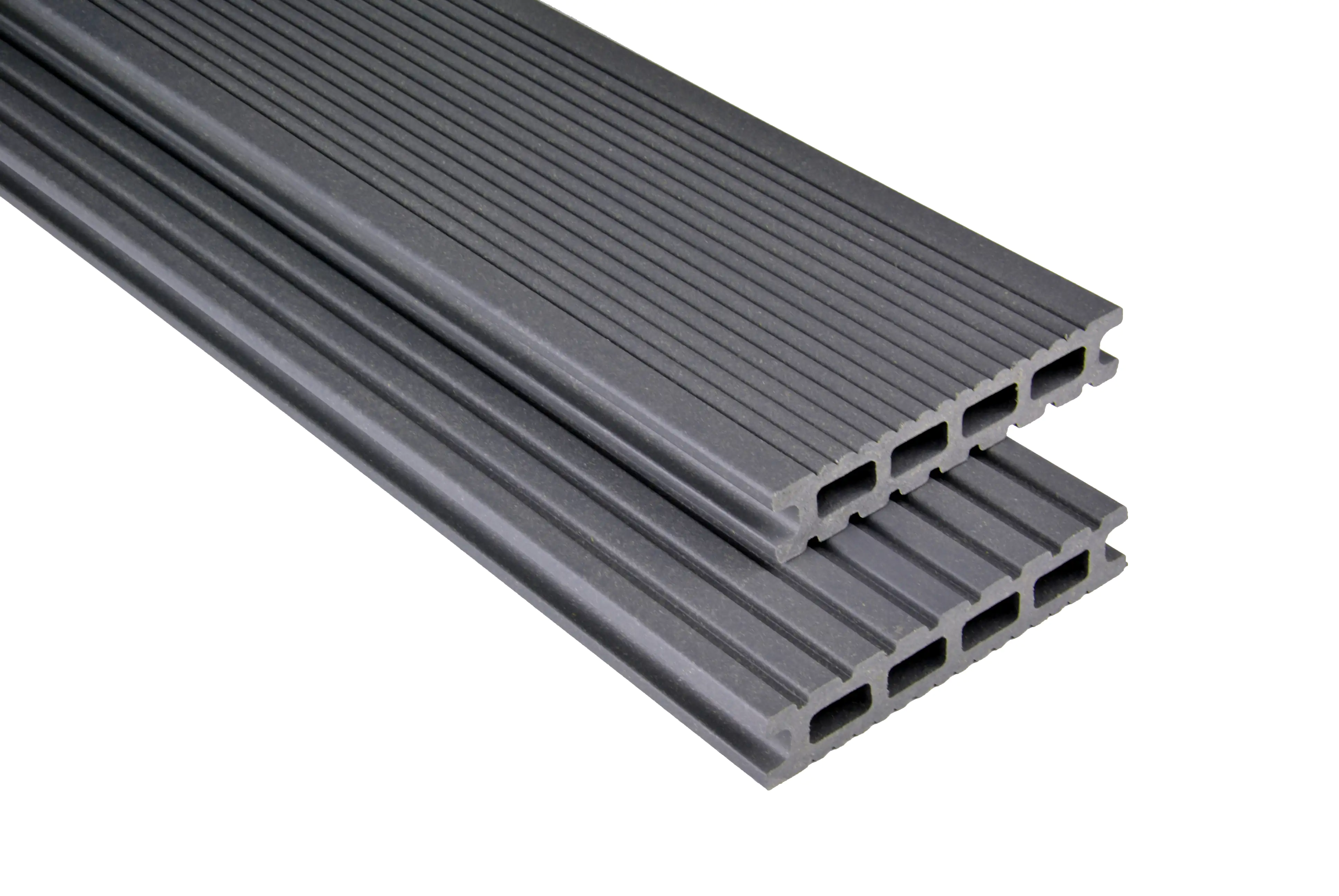 Kovalex Terrassendiele WPC 14,5 x 2,6 cm steingrau mattiert Meterware