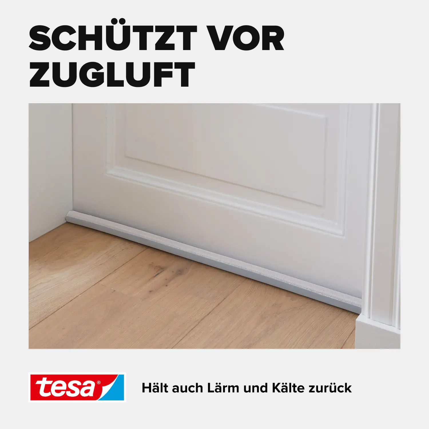 Tesa Insulation Türbodendoppeldichtung weiß, 95 cm x 25 mm