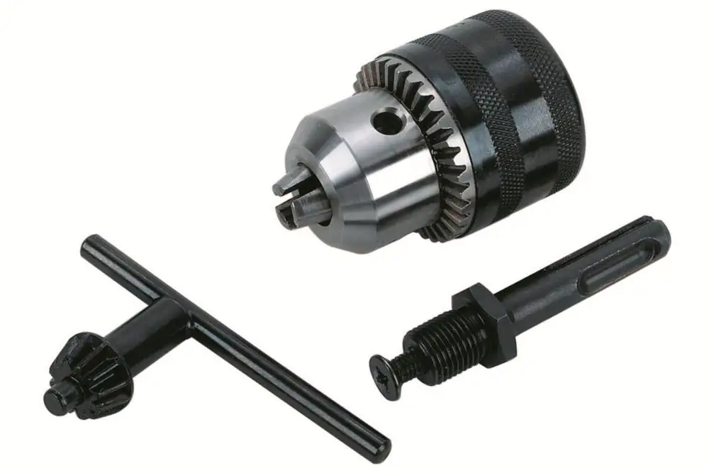 Wolfcraft SDS-Plus Set Bohrfutter Bohrfutterschlüssel Bohrfutter-Adapter
