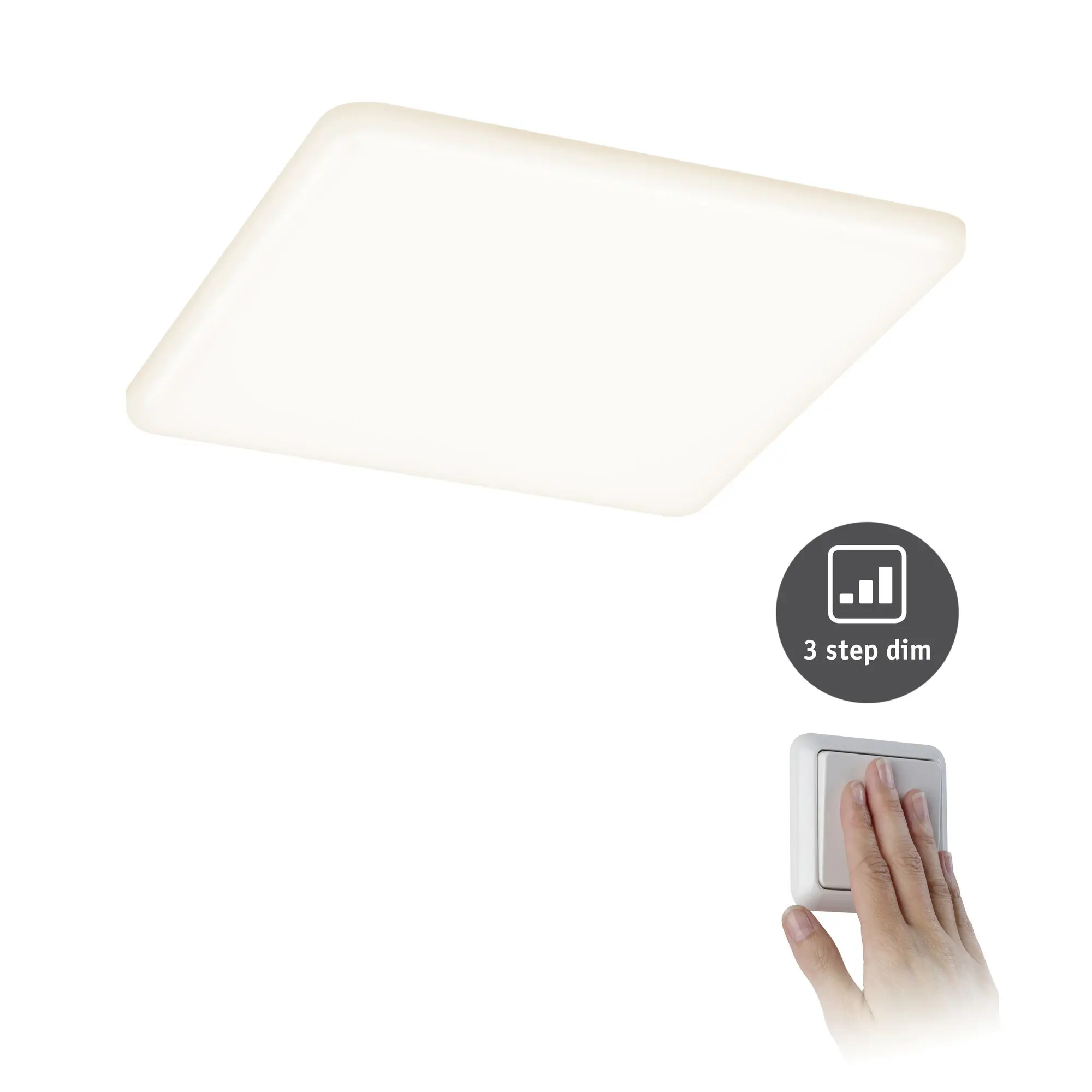 Paulmann Einbauleuchte LED Veluna Varifit 3 Stufen dimmbar 18,5 cm 17 W