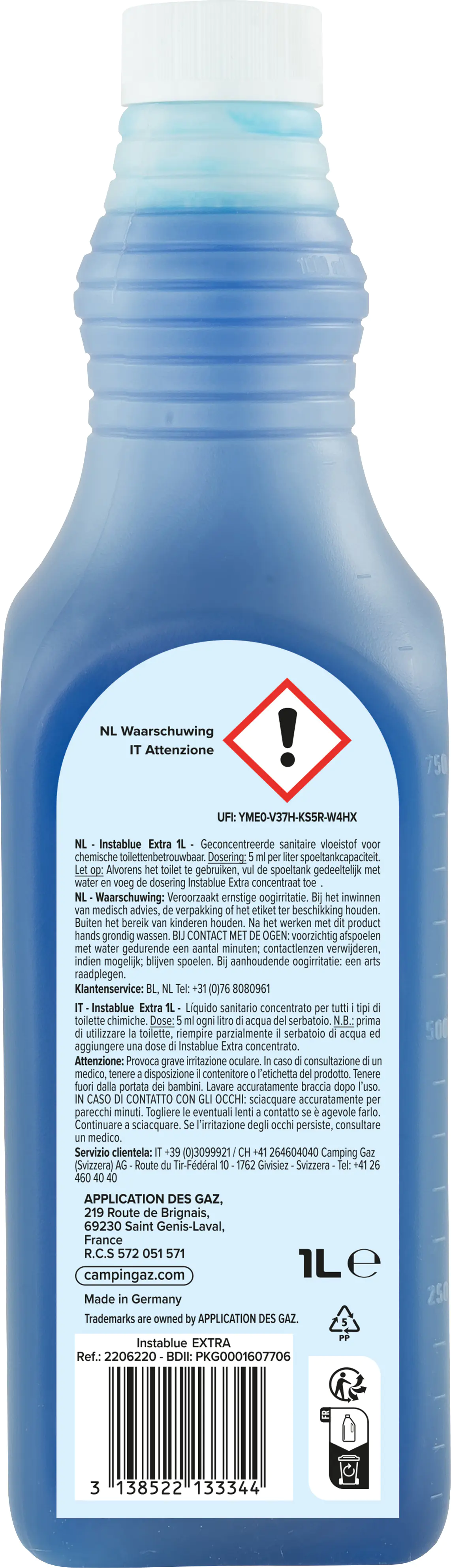 Campingaz Sanitärzusatz Instablue Extra 1L