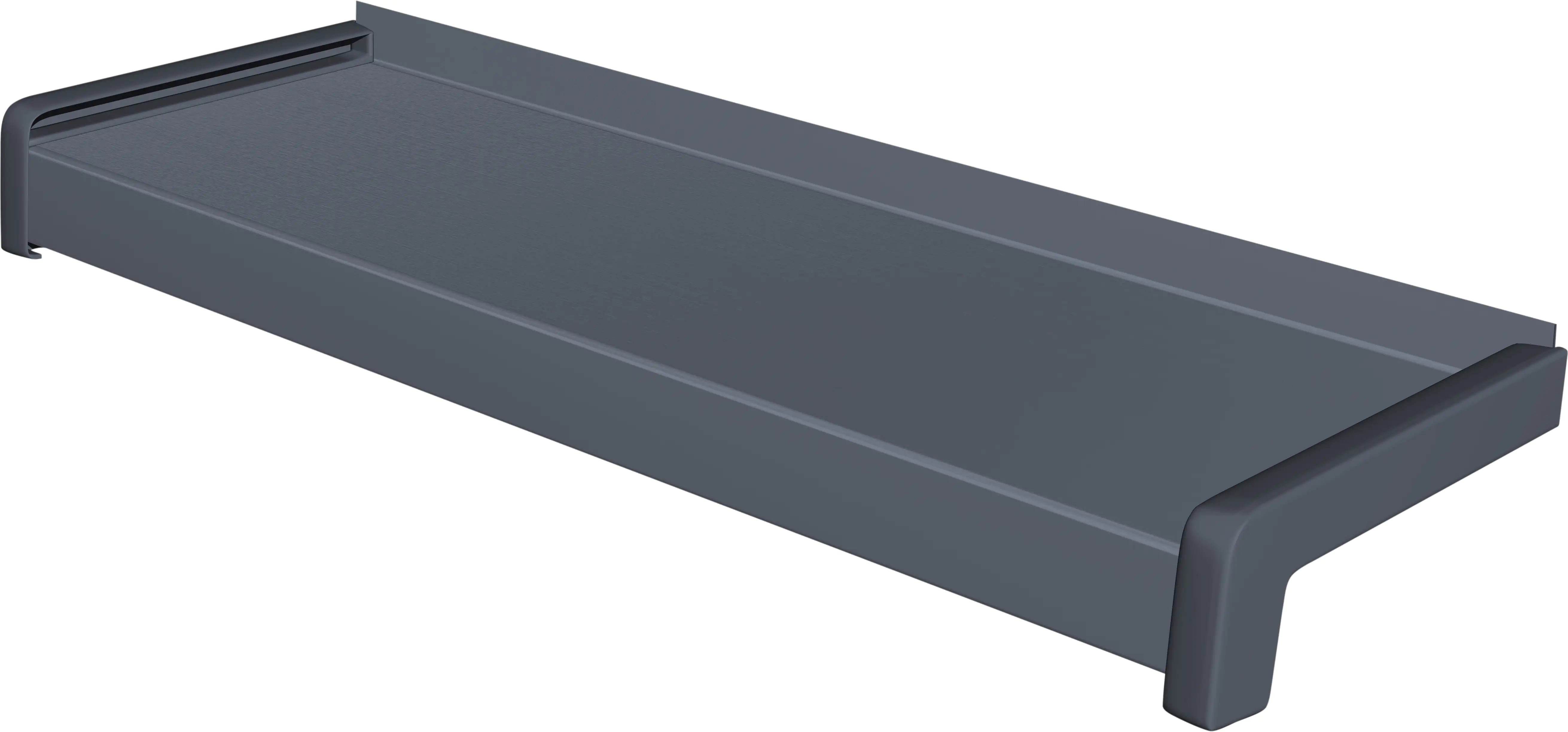 Sarei PVC Seitenteile anthrazit 165 mm