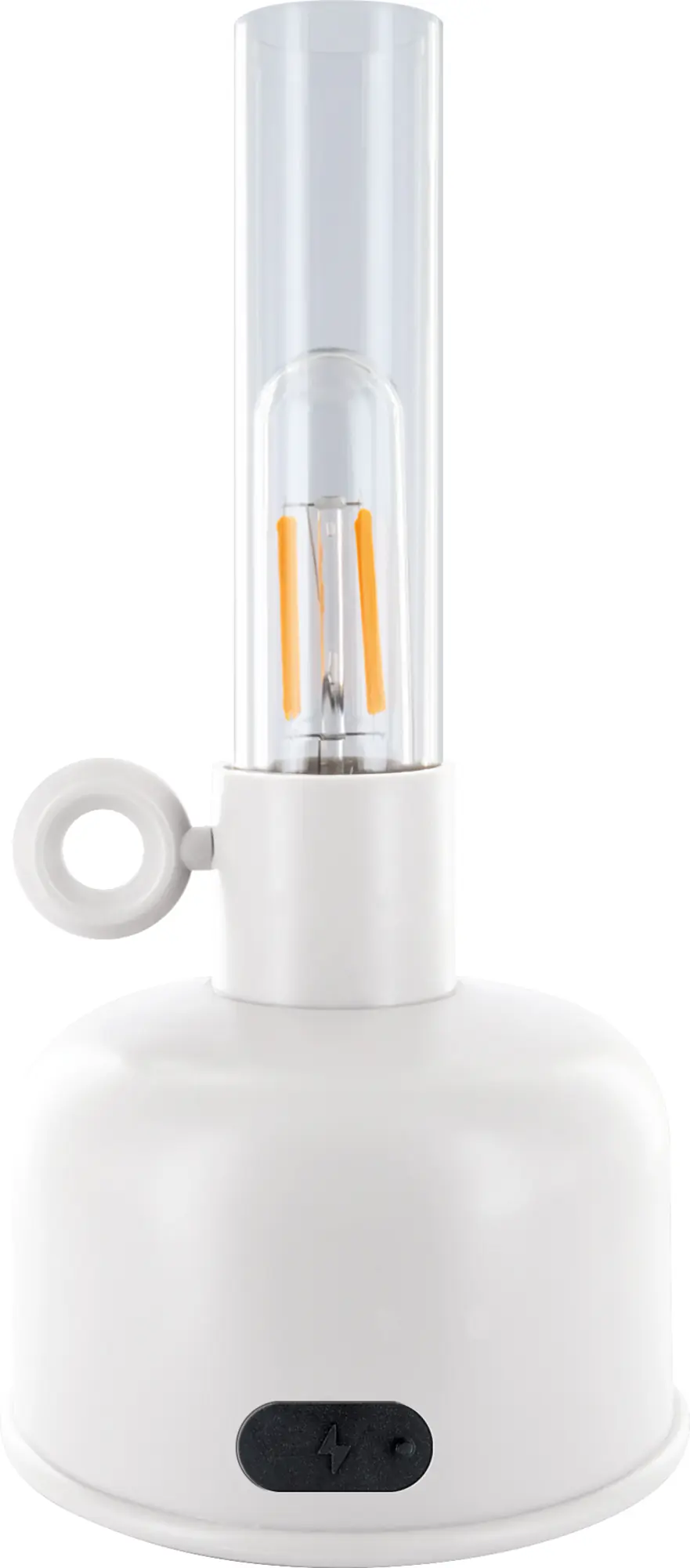 Schwaiger Akku LED Retro Tischlampe TILA3802 weiß