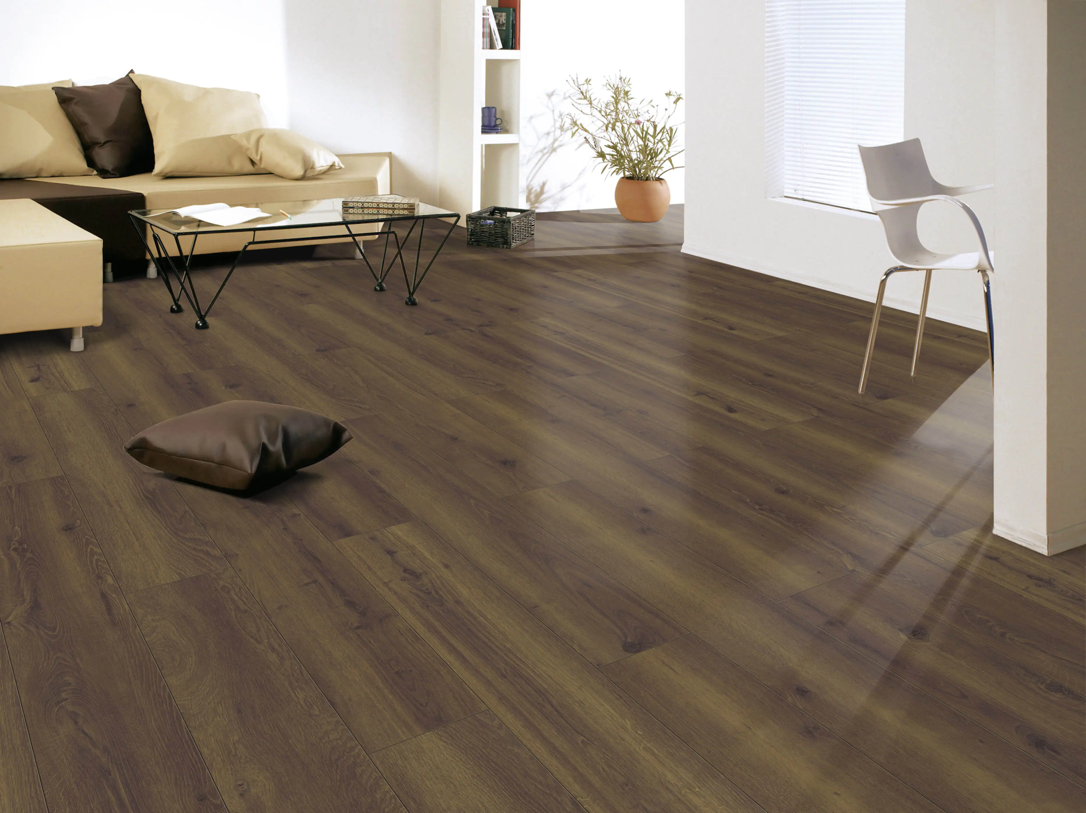Classen Laminat Edition 7 Eiche dunkel braun