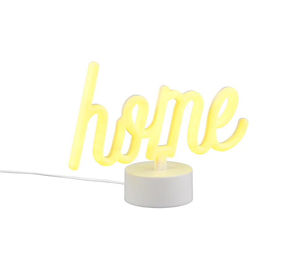 Reality LED Tischleuchte Home 29 x 14 cm warmweiß weiß