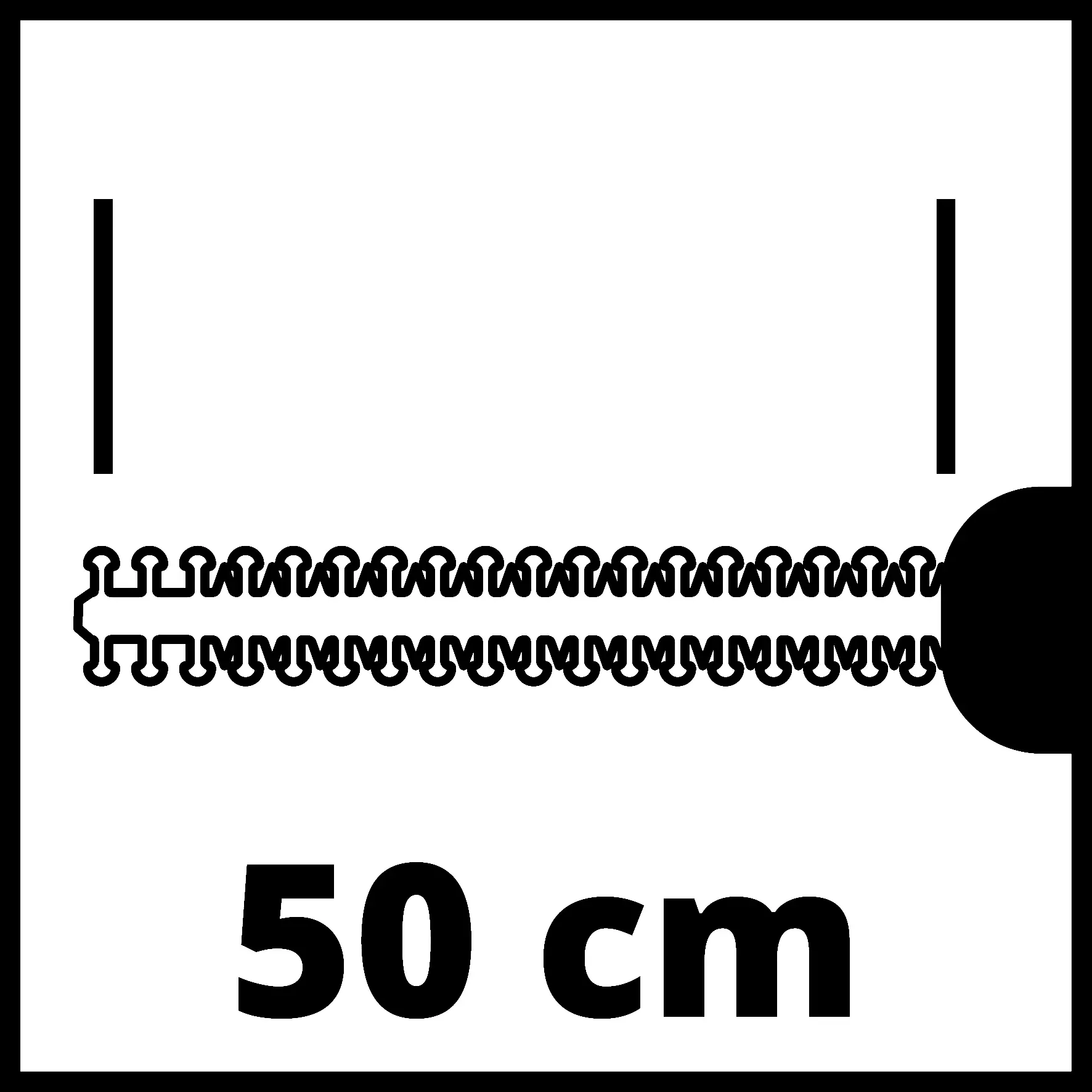 Einhell Akku Heckenschere GC-CH 18/50 Li Kit 51 cm Schnittlänge