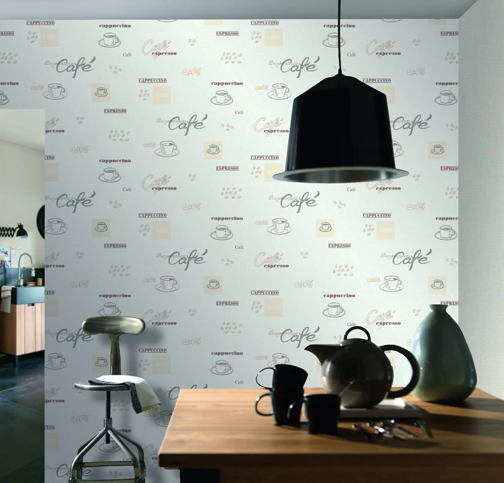 Erismann Vliestapete 6735-02 Küchendesign creme 10,05 x 0,53 m