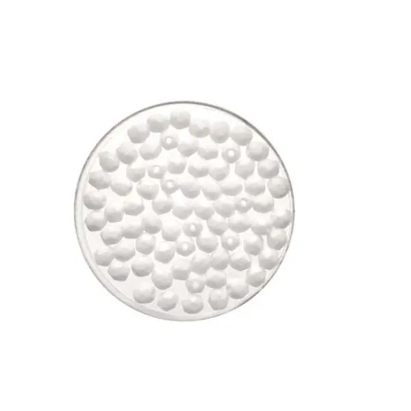 Glorex Perle Glasschliff 4 mm weiß 100 Stück