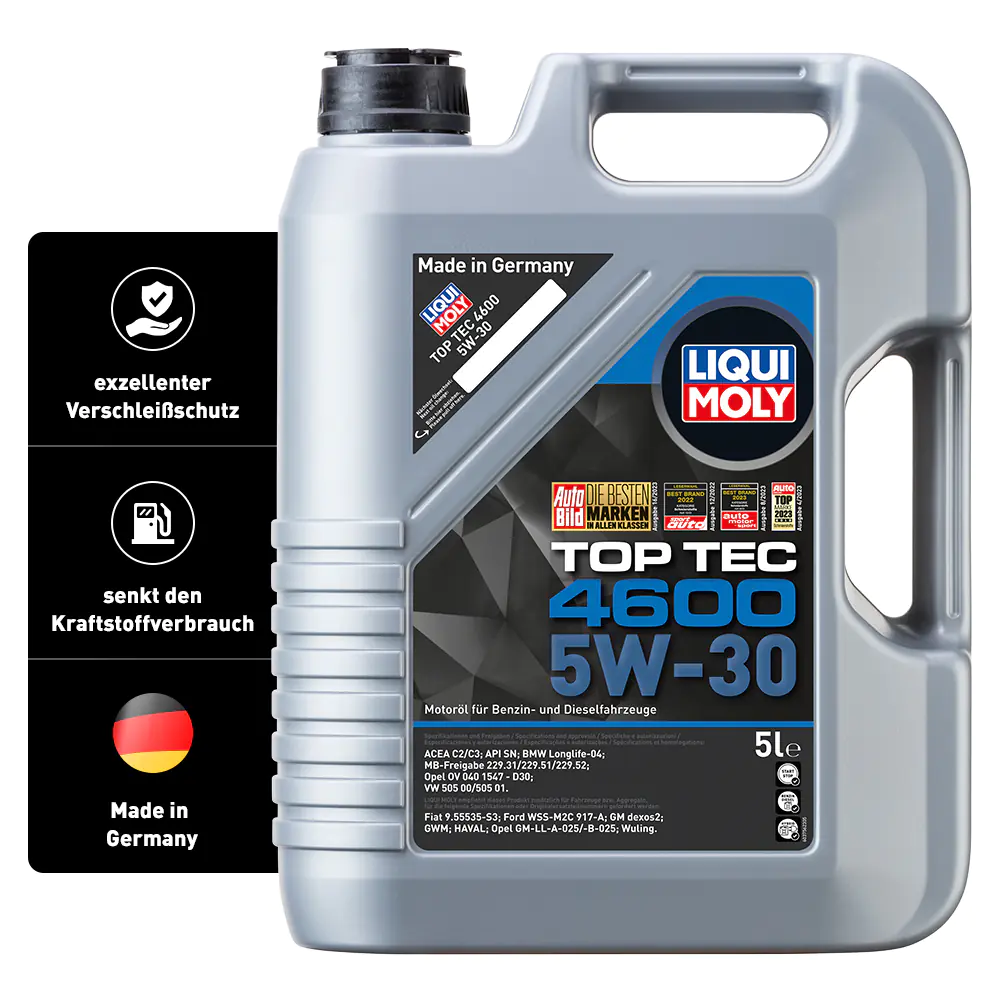 Liqui Moly Motoröl Top Tec 4600 SAE 5W-30 5 L