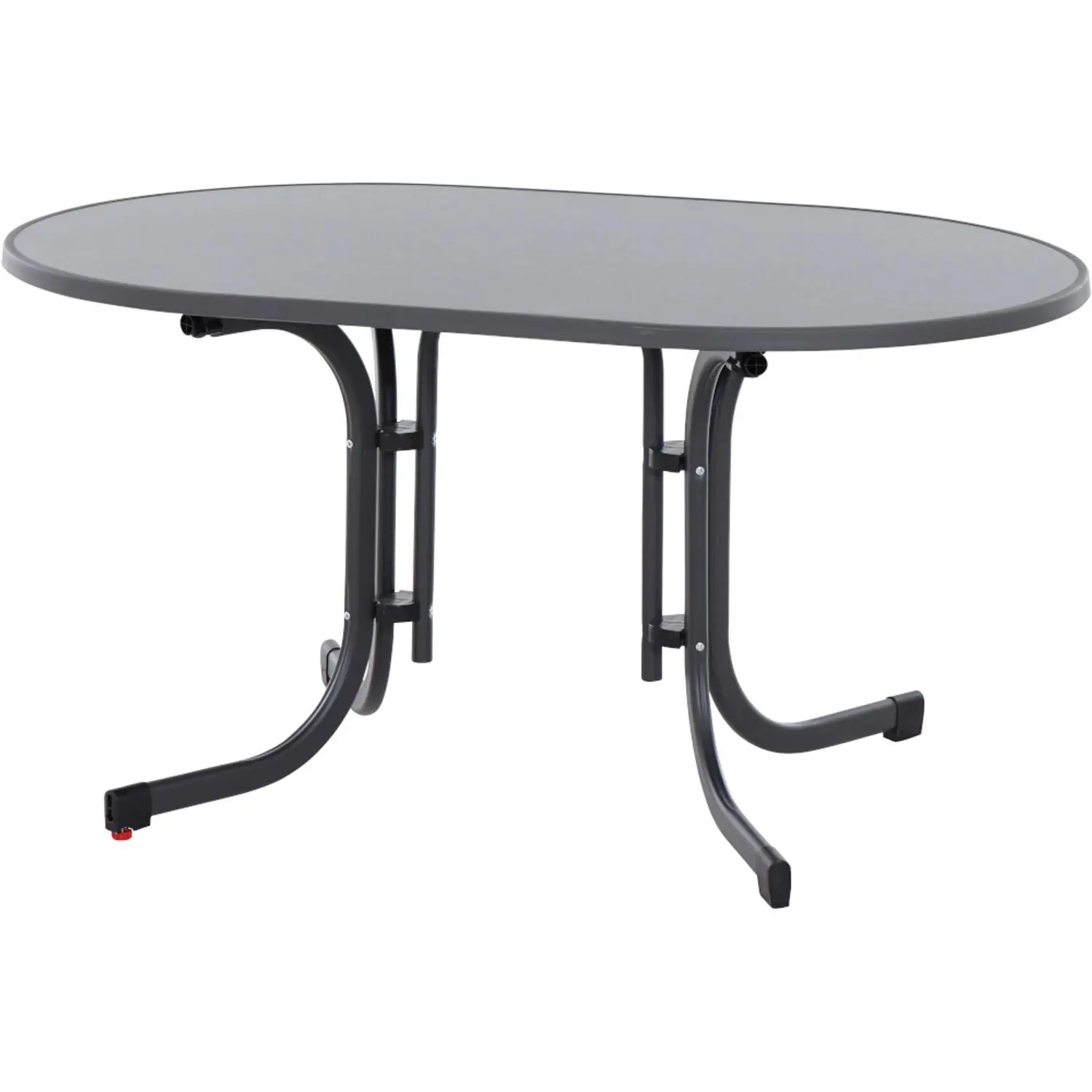 Siena Garden Klapptisch Paco oval 140 x 90 cm anthrazit