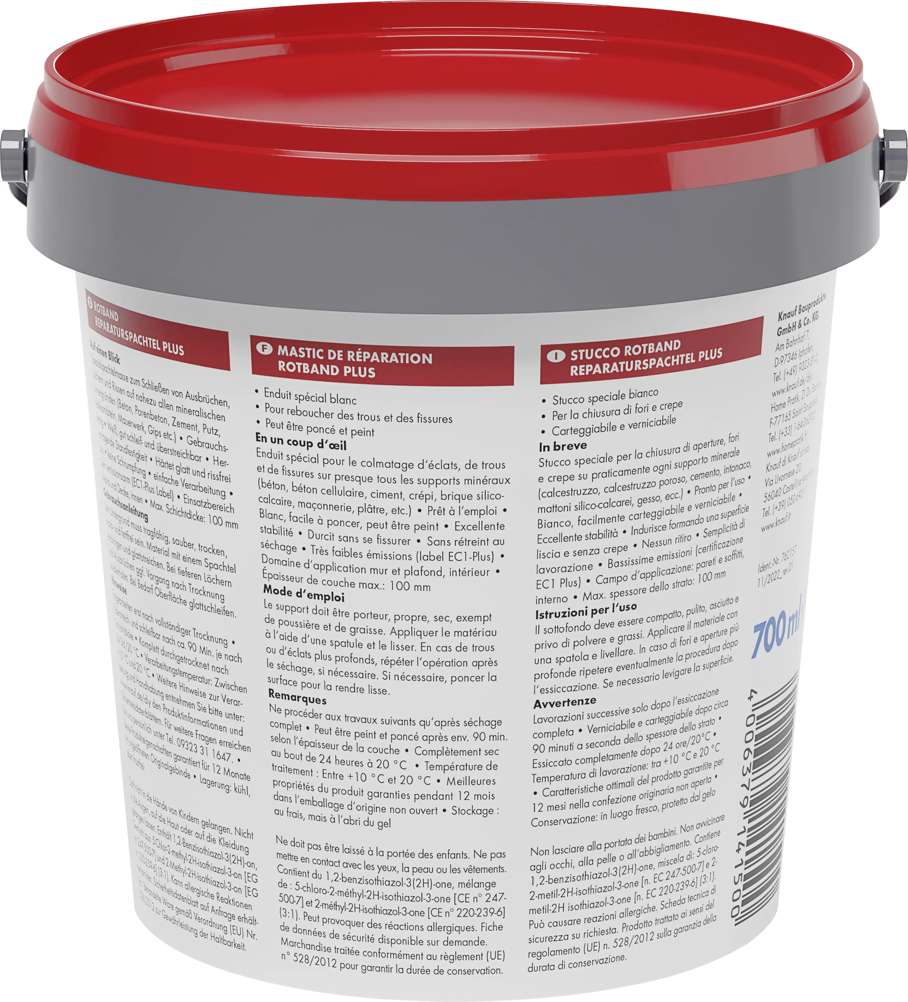 Knauf Rotband Reparaturspachtel Plus 700 ml